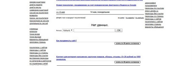 LiveInternet - Отчет Демография