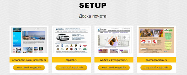 Setup.ru - создание интернет-магазина - Клиенты